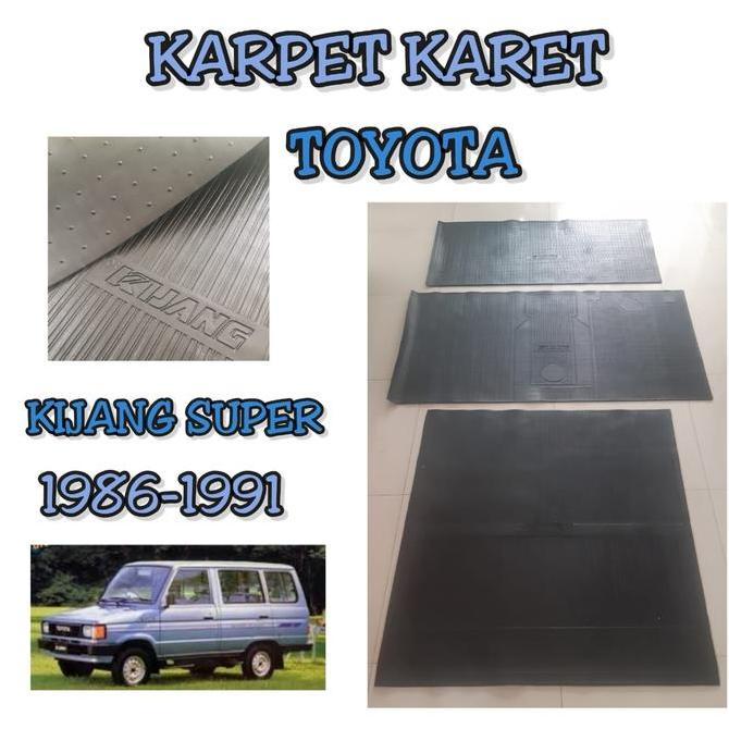 karpet karet alas lantai mobil kijang super full set