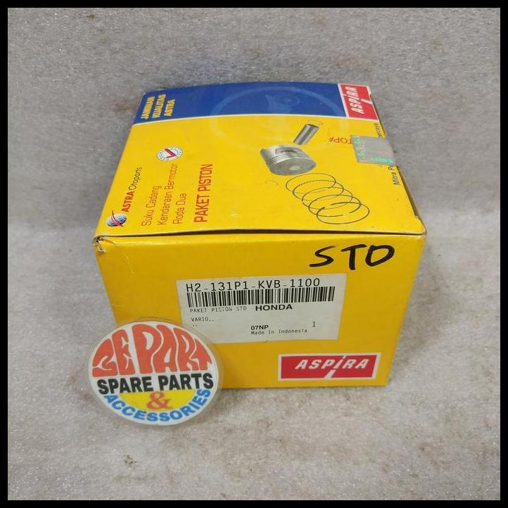 TERBARU SEHER KIT VARIO 110 KARBU KVB STANDAR PISTON KIT ORI ASPIRA !!!