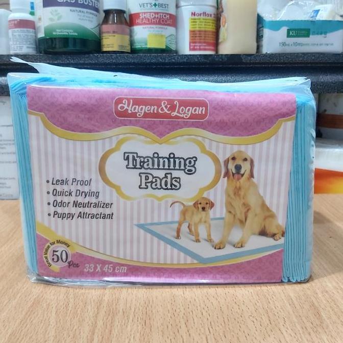 Underpad Training Pads 33 x 45 isi 50 Hagen&Logan No Underpad KANDILA