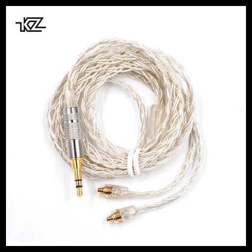DISKON KZ KABEL MMCX EARPHONE SILVER PLATING - SILVER