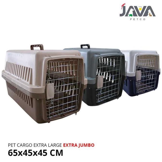 Pet Cargo Extra Large EXTRA JUMBO 65x45x45 - Pet Cargo Kucing/Kelinci