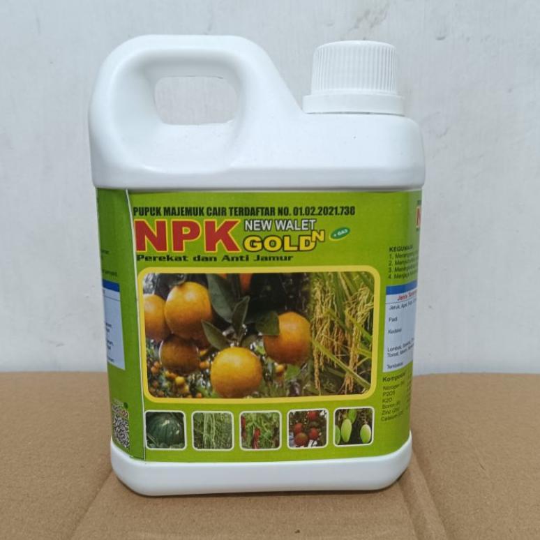 Pupuk Pelengkap Cair NPK Gold isi 1ltr