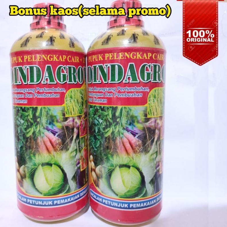 Pupuk Cair Dindagrow 1 Liter Dengan Bonus Kaos