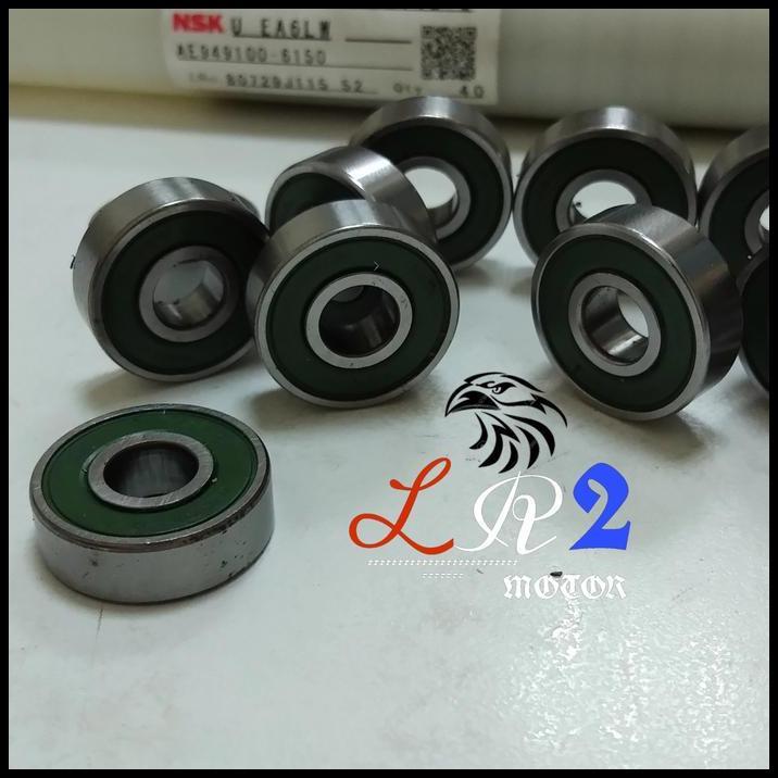 TERLARIS MINIATUR BEARING 608 DD 608 2RS TUTUP KARET NSK 