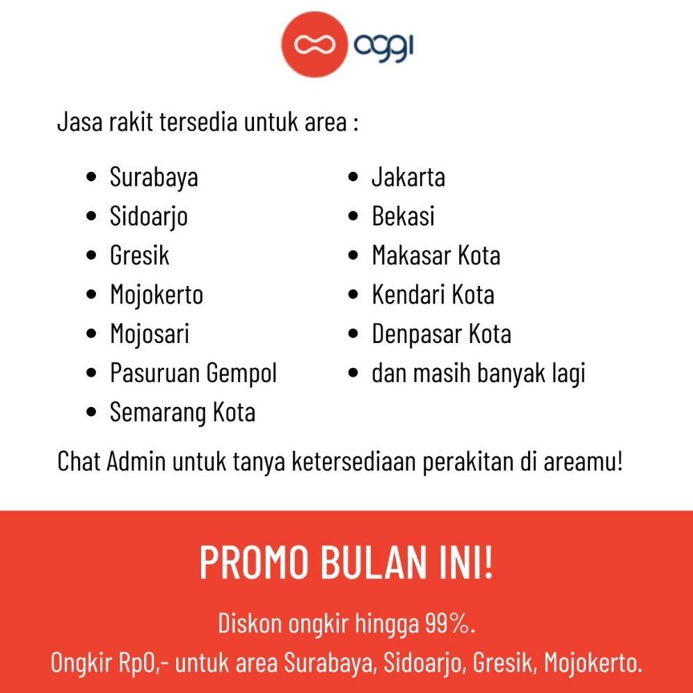 Termurah Oggi - Bufet / Buffet / Credenza / Kabinet Lemari Tv / Sideboard / Agio Aldo Sideboard 80