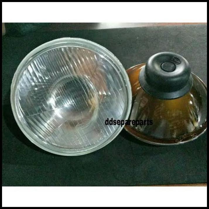 BEST DEAL REFLEKTOR 5"/ LAMPU DEPAN/ HEAD LAMP H4 COLT T120/ FE/ 100PS/ HIACE/