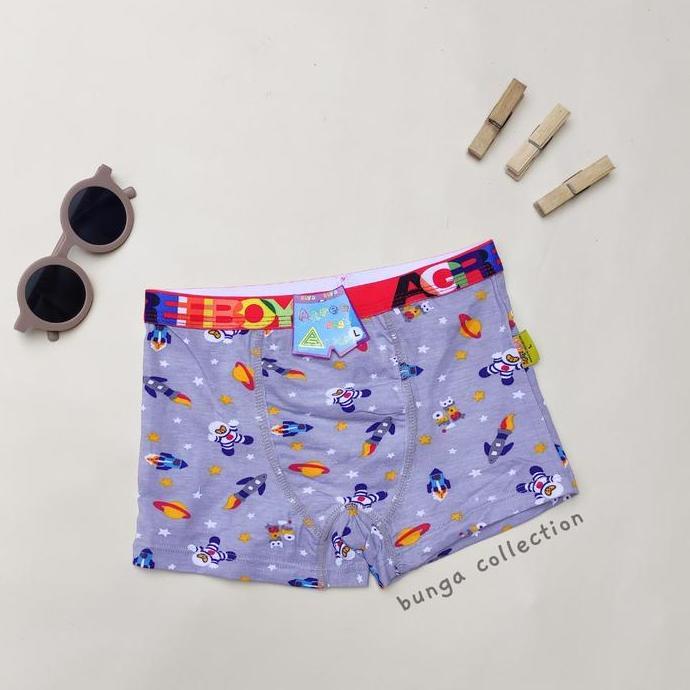 Instancodbisa- Celana Dalam Boxer Anak Laki-Laki Agree Boxer Agree Kids Motif