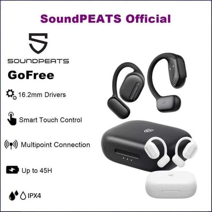 promo SoundPEATS GoFree Go Free TWS True Wireless Open Ear Comfort Sport