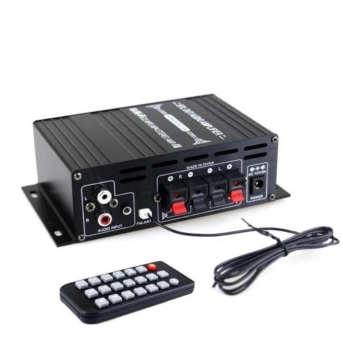 promo Amplifier Bluetooth Mobil Audio Power New AK380 Amplifier Rumah