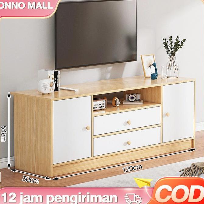 GHEATHEON ONNO MALL-(TOK) Meja  Kayu Lemari TV Minimalis Modern Rak TV Bufet TV Kabinet TV Untuk Rua