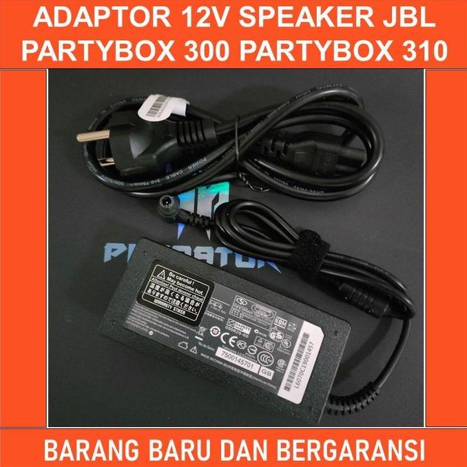 promo Adaptor charger speaker JBL Partybox 300 Partybox 310 12V