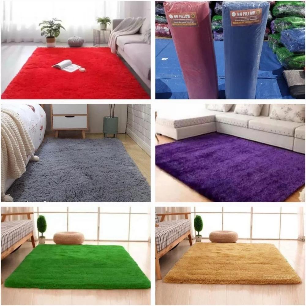 Karpet Lantai Bulu Tebal - Karpet Bulu Rasfur Jumbo-Karpet Lantai