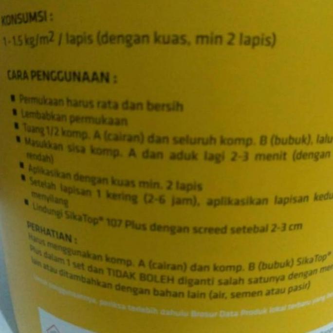 Homemid- Sika Top 107 Plus