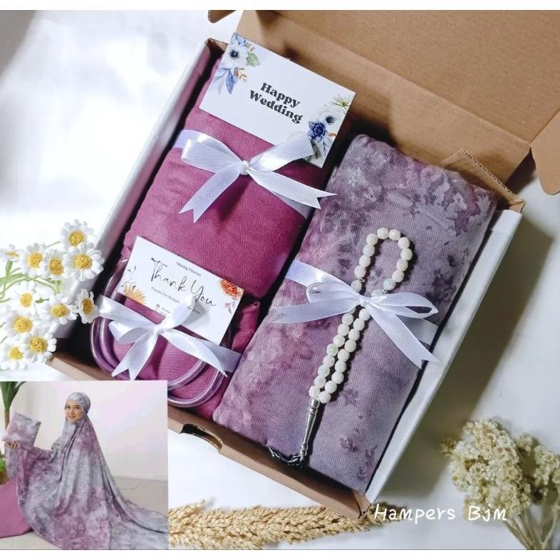 Viral  Hampers Mukena Murah | Hampers Wedding Pernikahan Ultah | Gift Box Mukena Cantik