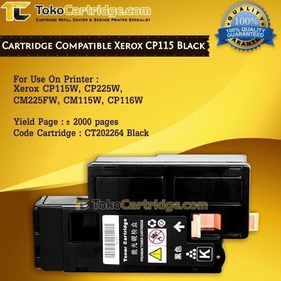 Cartridge Compatible CP115W CP225W CM225FW CM115W Black