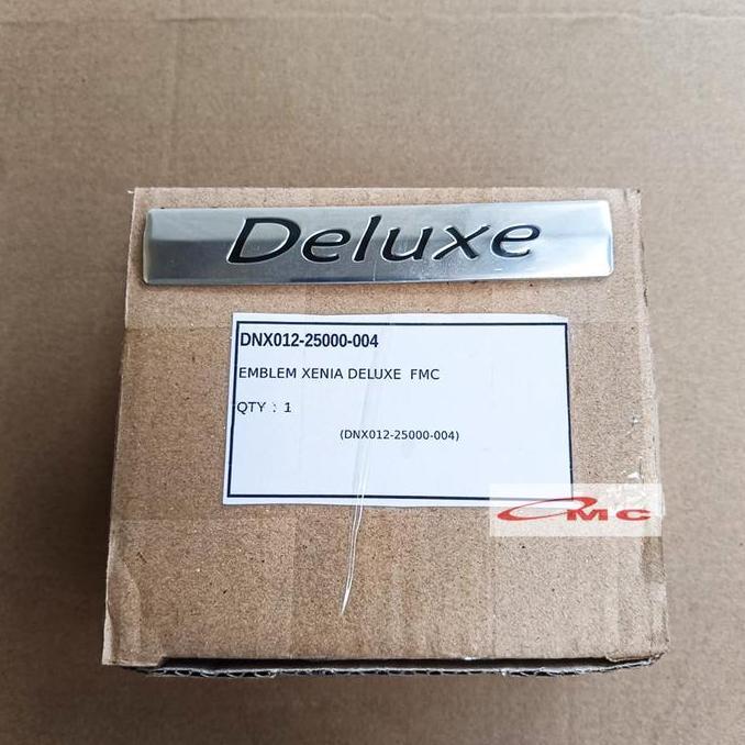 ~~~~~] Emblem DELUXE untuk List Body All New Xenia Original NX012-25000-004 Emblem Logo Tulisan Delu