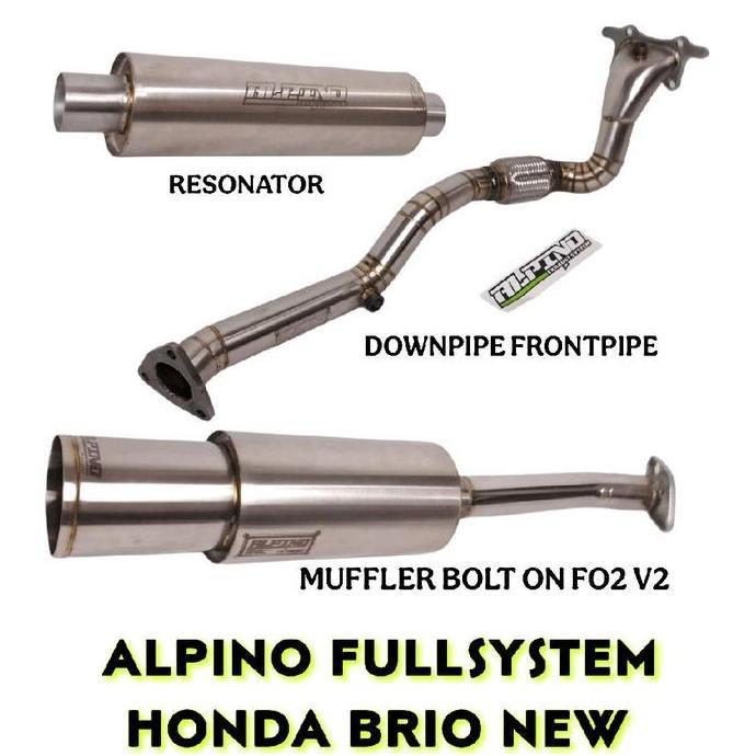 full system alpino FO2 V2 PNP brio new dpfp resonator muffler Exhaust