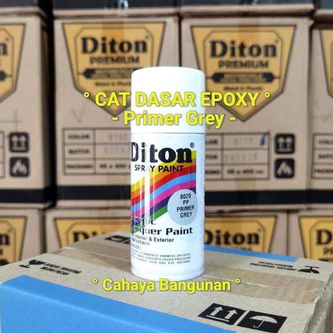 Lansungkirim- Pilox Diton Epoxy Cat Dasar Pp Primer Grey 8020 Poxy Abu 150 Cc Kecil
