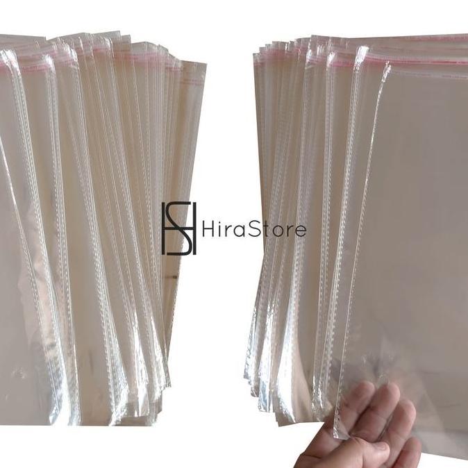 Gaslangsung- Plastik Opp Baju 30X39 Tebal/ Plastik Baju / Plastik Seal Lem Kemasan