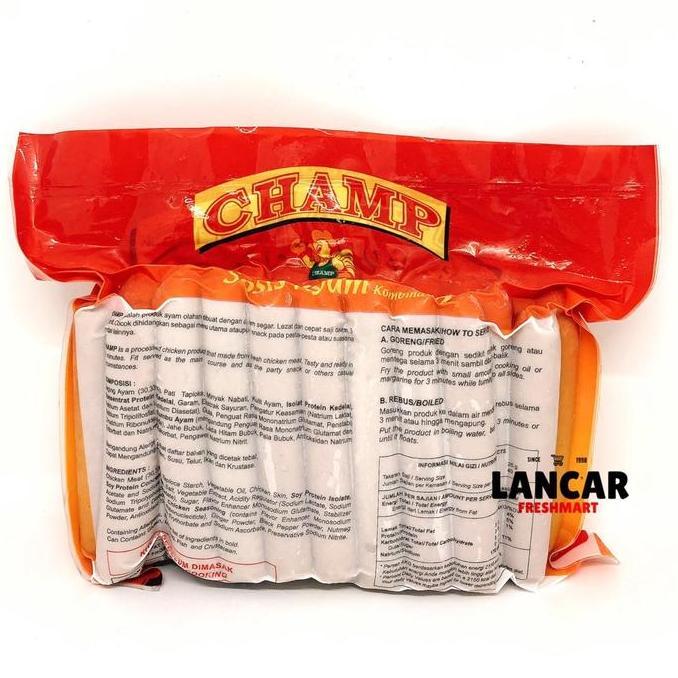 Bigwood- Champ Sosis Ayam Jumbo 1Kg / Champ Sosis Ayam 1Kg