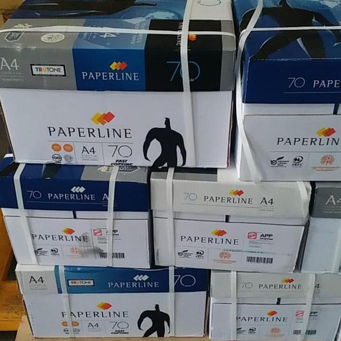 Lansungkirim- Kertas A4 70 Gram Paperline Hvs Putih