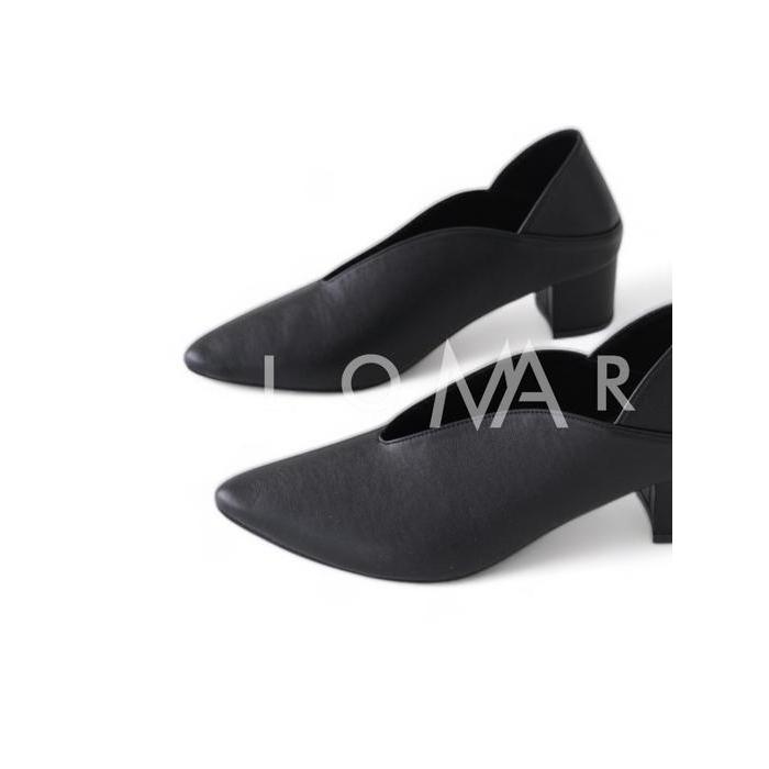 EDITH SERIES LOMARI - Sepatu Heels Wanita - Black, 35