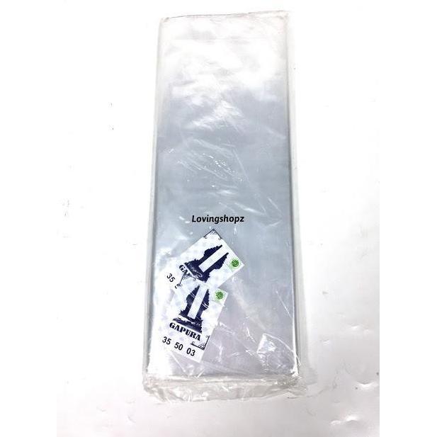 Gaslangsung- Plastik Bening Pp Ukuran 35 X 50 Cm