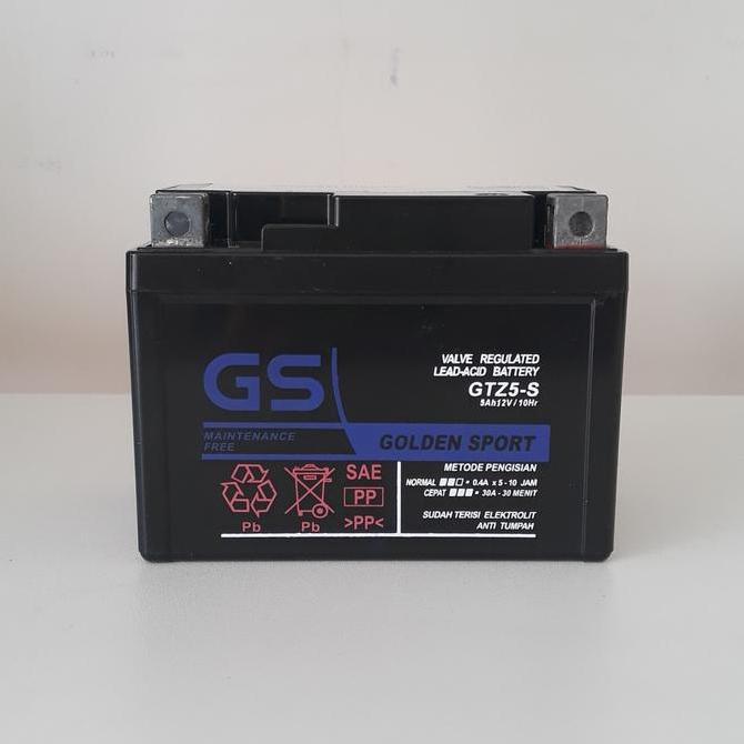 Aki / Accu Motor Beat, skywave, skydrive, spin, GS GTZ5S Aki Kering Terlaris