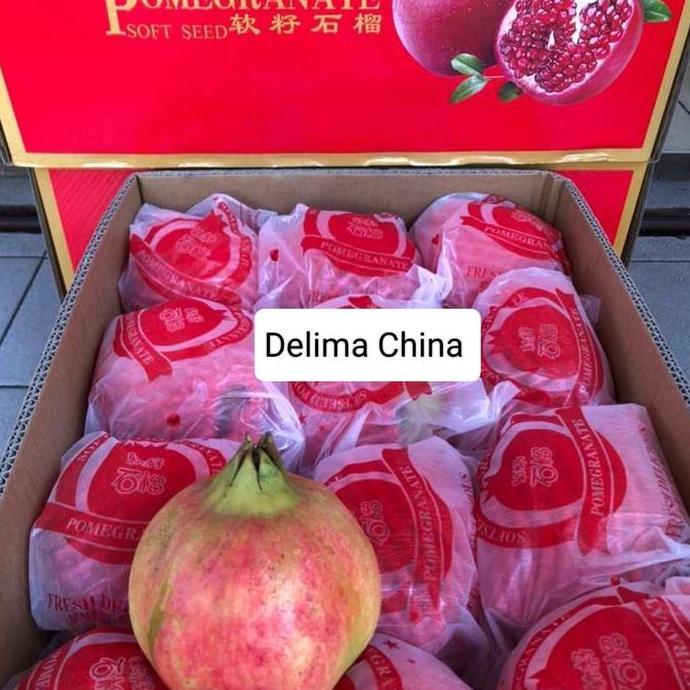 Frutexz- Buah Delima Merah Spanyol Red Pomegranate -/+ 9 Kg