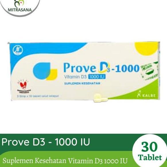 Fit- Prove D3-1000 Iu 30 Tablet - Vitamin D3