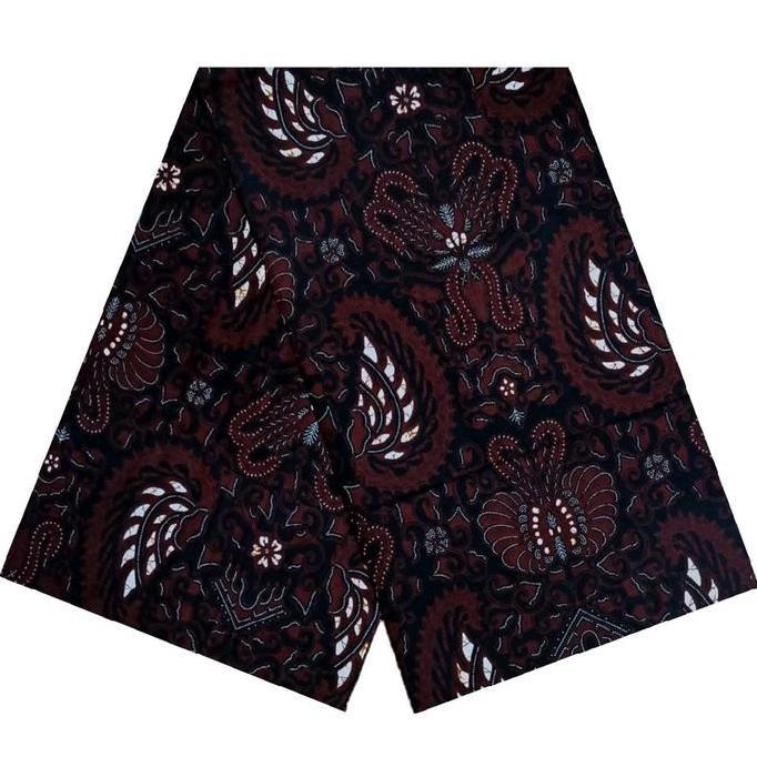 kain Jarik Batik Panjang Motif Srikaton Hitam