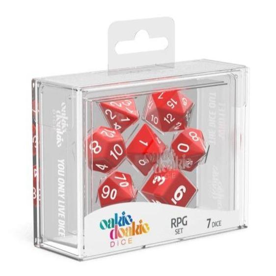 Oakie Doakie Dice Set Solid 7 Dice