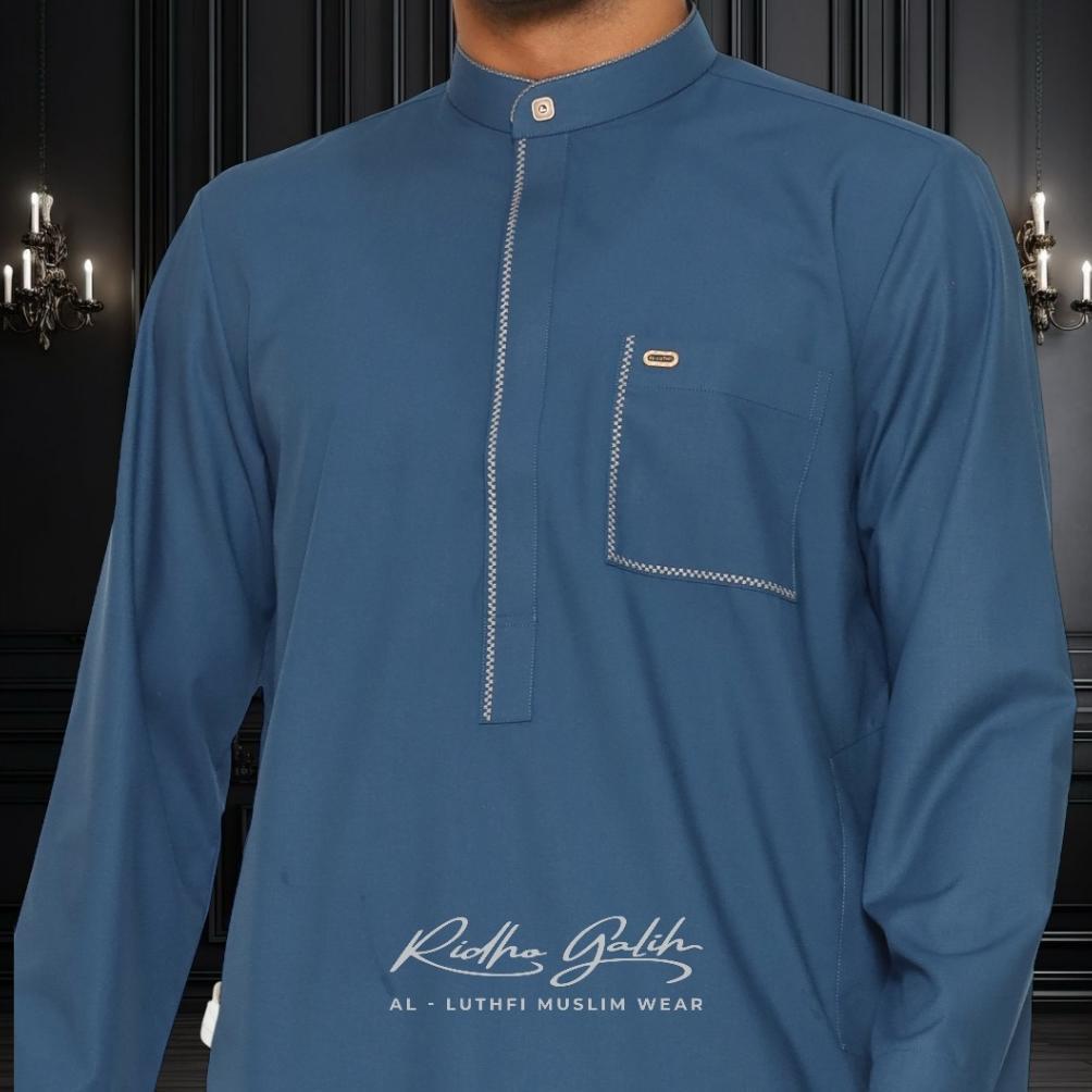 NEW PRODUCT AL-LUTHFI | SETELAN BAJU PAKISTAN LENGAN PANJANG BAHAN ANTI UV - SETELAN BAJU KURTA MUSL