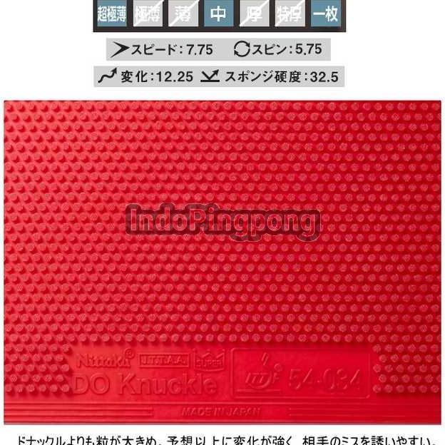 Nittaku Super Do Knuckle 0.5 1.0 1.5 Middle Super Thin Medium Pips Bintik Serang Semi Tipis