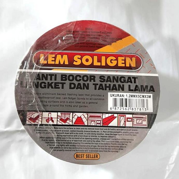Lancarjaya- Lem Atap - Lem Talang Tambal Anti Bocor Lem Soligen / Penambal Genteng