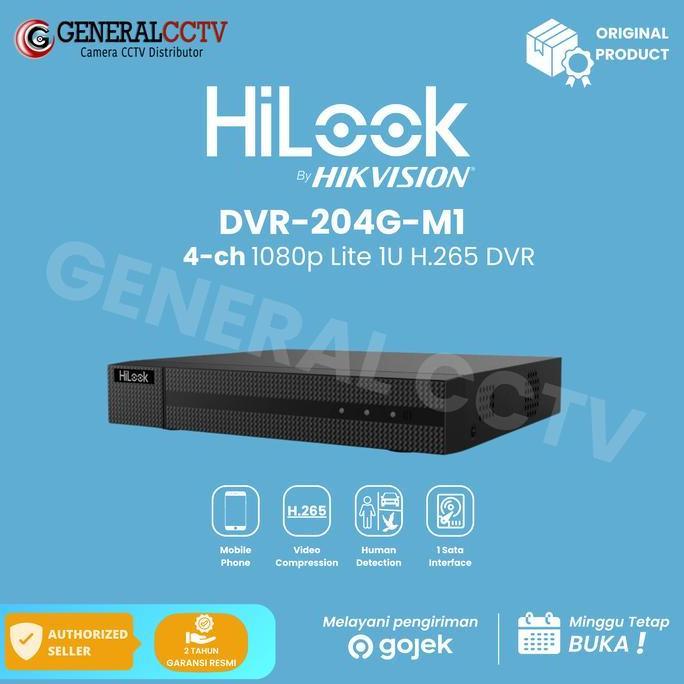 HILOOK DVR-204G-M1 DVR 4 CHANNEL HILOOK TURBO HD AUDIO DVR