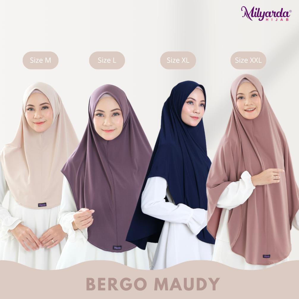 Limited Milyarda Hijab Bergo Maudy Jilbab Instan Syari Olahraga Sport