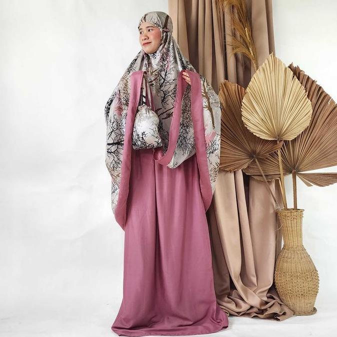 Mukena Bali Jumbo Seruni Akar Ranting Bali