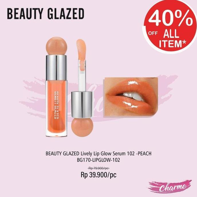 Lipen- (Ready & Ori) Beauty Glazed Lively Lip Glow Serum Pelembab Bibir Bg170