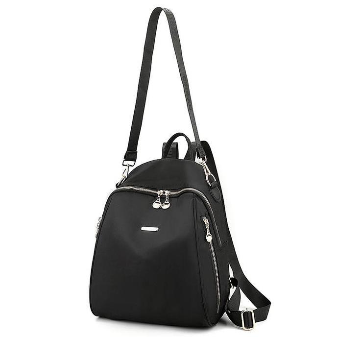 Alyee- Tas Ransel Wanita - Jimiuer 7166 Original Import Waterproof Hitam Black Tas Hitam