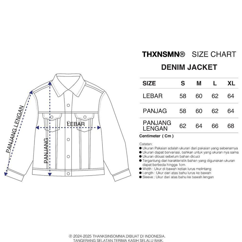 Official Denim Jacket Hailey Basic Black Thanksinsomnia