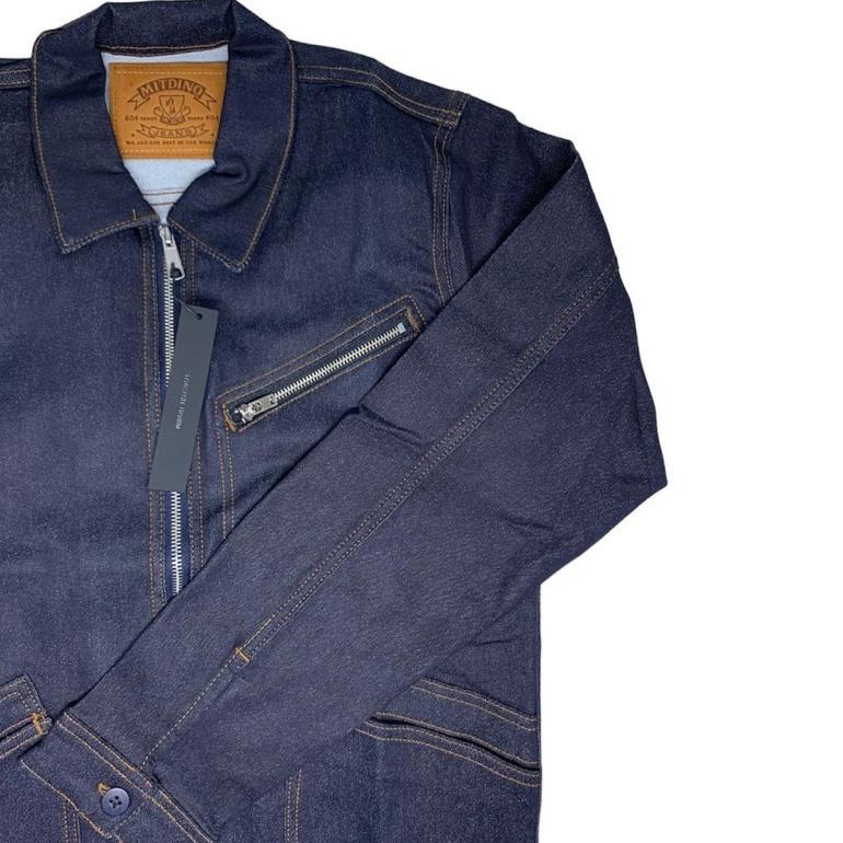 promo jacket jeans pria reguler original diesel stretch- jaket jeans diesel