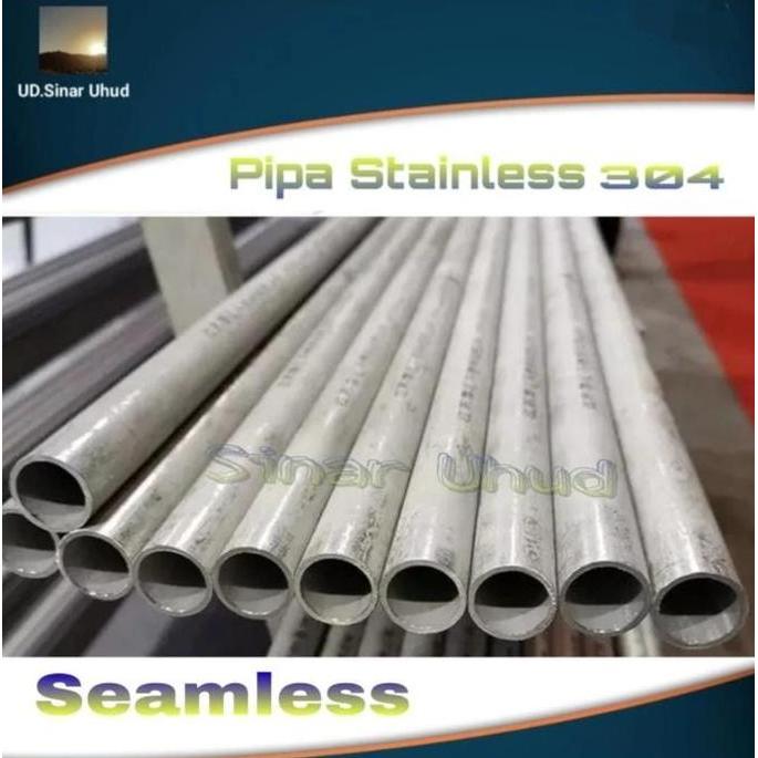 NEW Pipa Tubing Stainless 304 OD 14mm ID 8mm Panjang 70cm