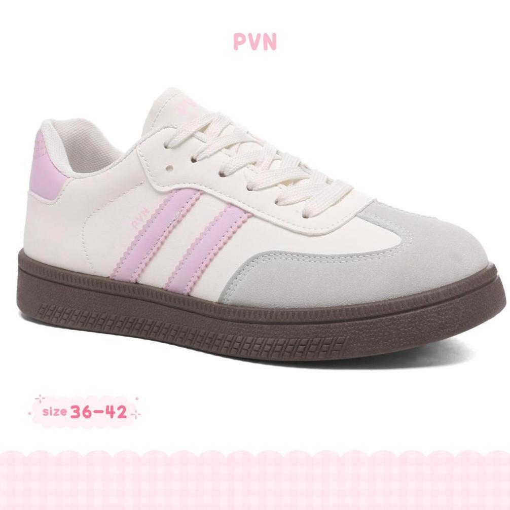 Original Pvn Taehyung Sepatu Sneakers Wanita Sport Shoes Silver 303