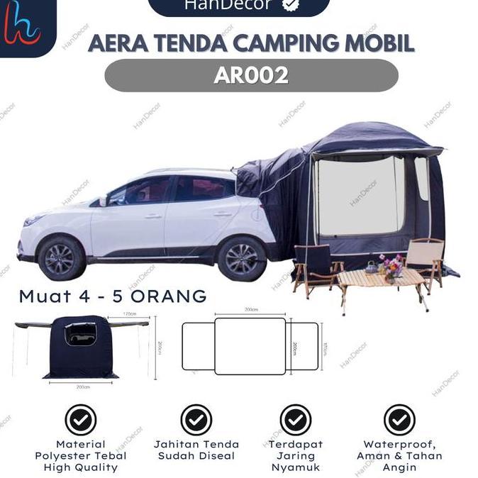 Terlaris Tenda Mobil Camping Campervan | Tenda Belakang Mobil Ar002 Waterproof