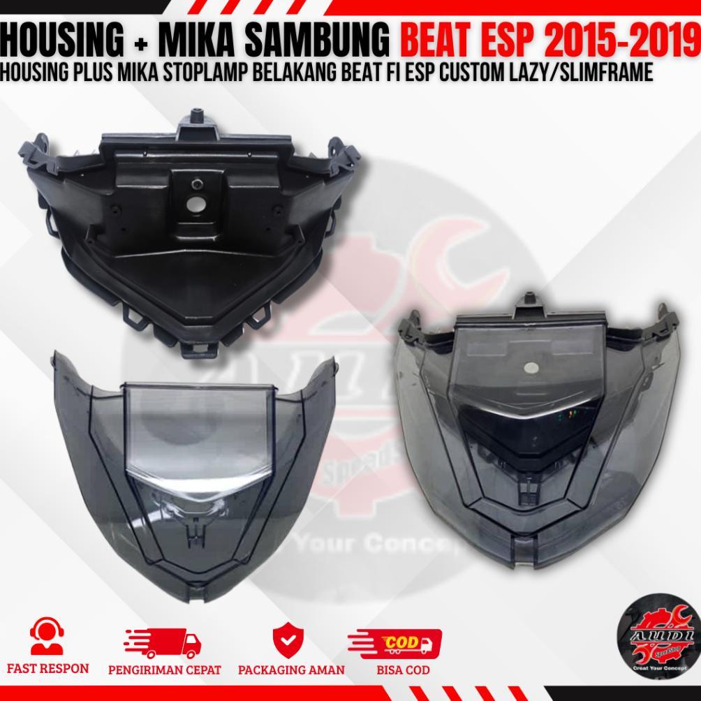 Housing Stoplamp Beat ESP 2016-2019 Custom LED Housing+Mika Bahan Custom Beat Fi Esp 2015-2019
