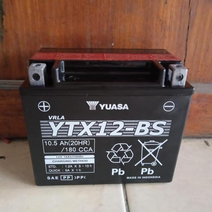 Terlaris Aki Accu Motor Kering Ytx 12 - Bs Yuasa Mf