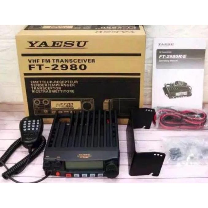 Terlaris Walkie Talkie Radio Rig Yaesu Ft 2980 2980R Ft2980 Ft-2980 Vhf New