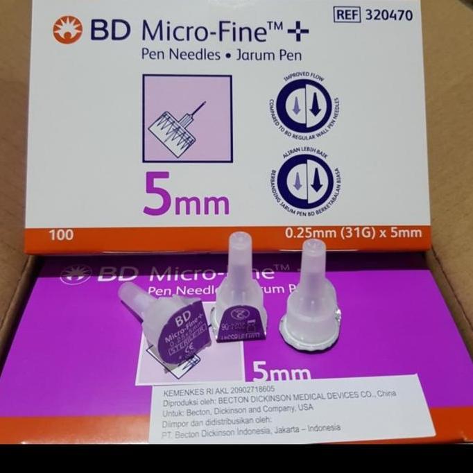 Jarum Insulin 5mm/Jarum Insulin Microfine BD 31Gx5mm