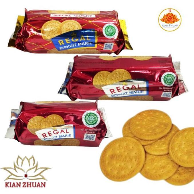 REGAL Biskuit Marie Biasa/Spesial 125gr, 250gr